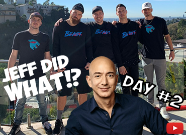 Jeff Bezos with Youtube Sensation, Mr. Beast