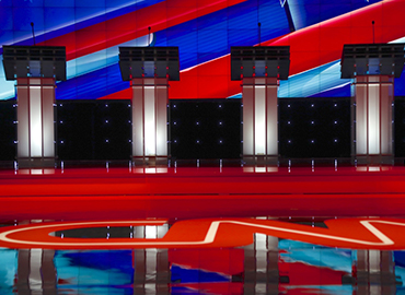 Presidential Debate Stage