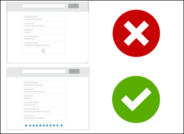 Comparison of Infinitie and Static Scroll