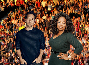 Paul Rudd and Oprah Winfrey